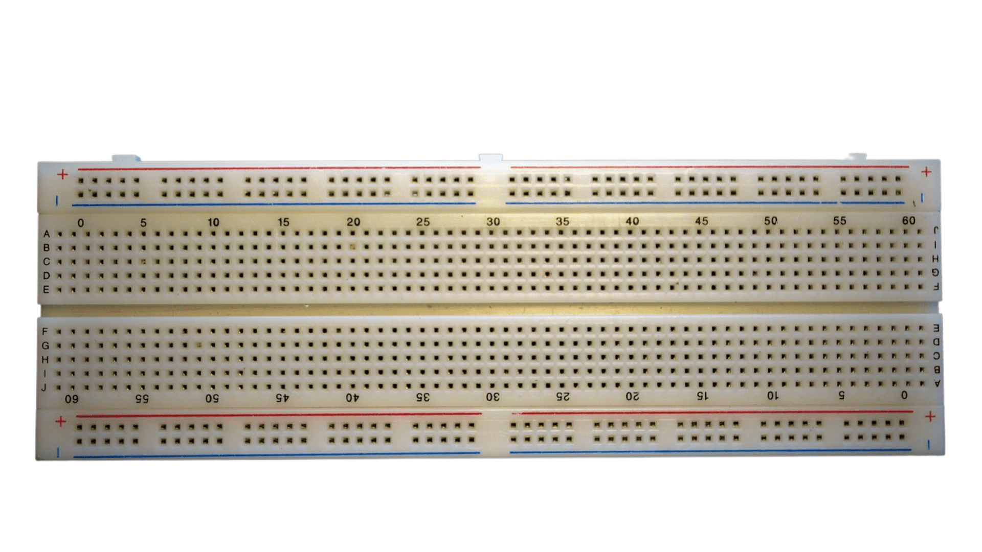 The breadboard build electronic circuits
