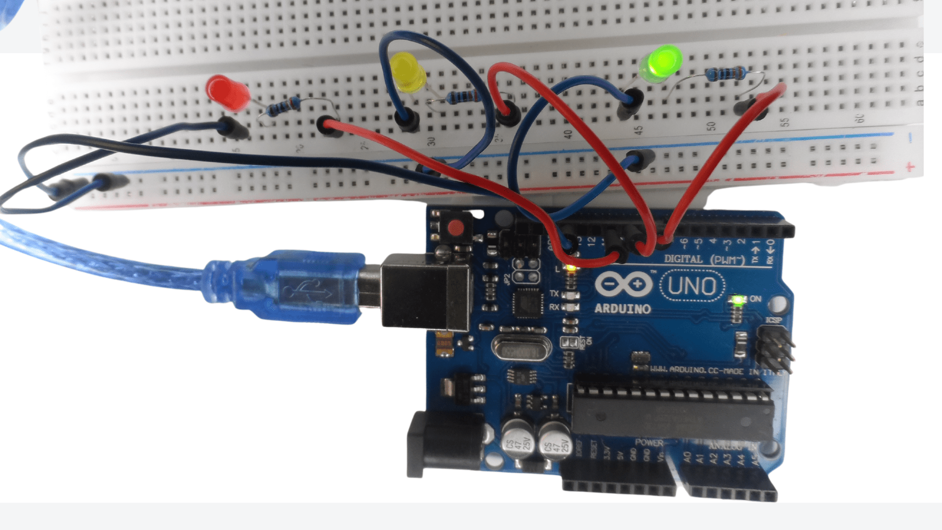 helpful traffic lights and duty cycles Arduino Uno Project
