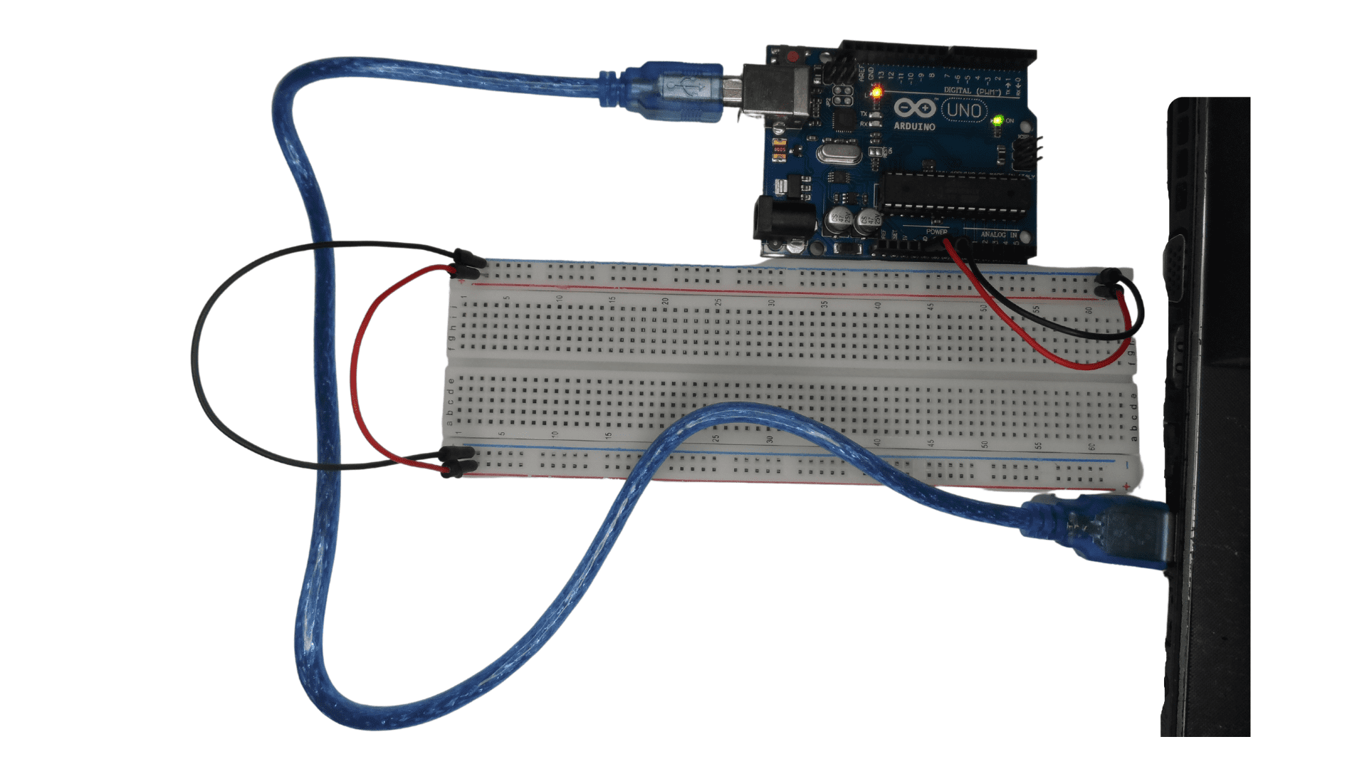 This model is just an example of what an Arduino circuit