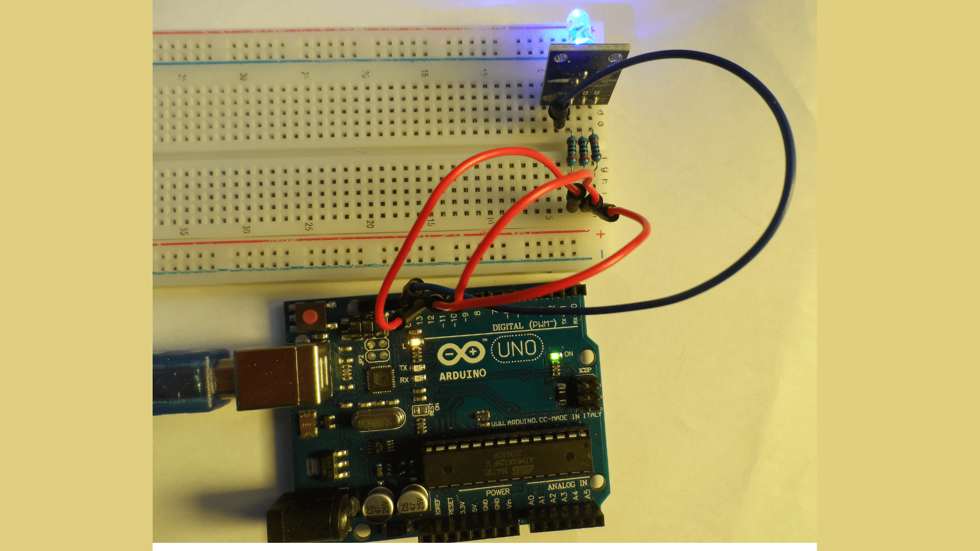 Easy RGB LED Arduino Uno project