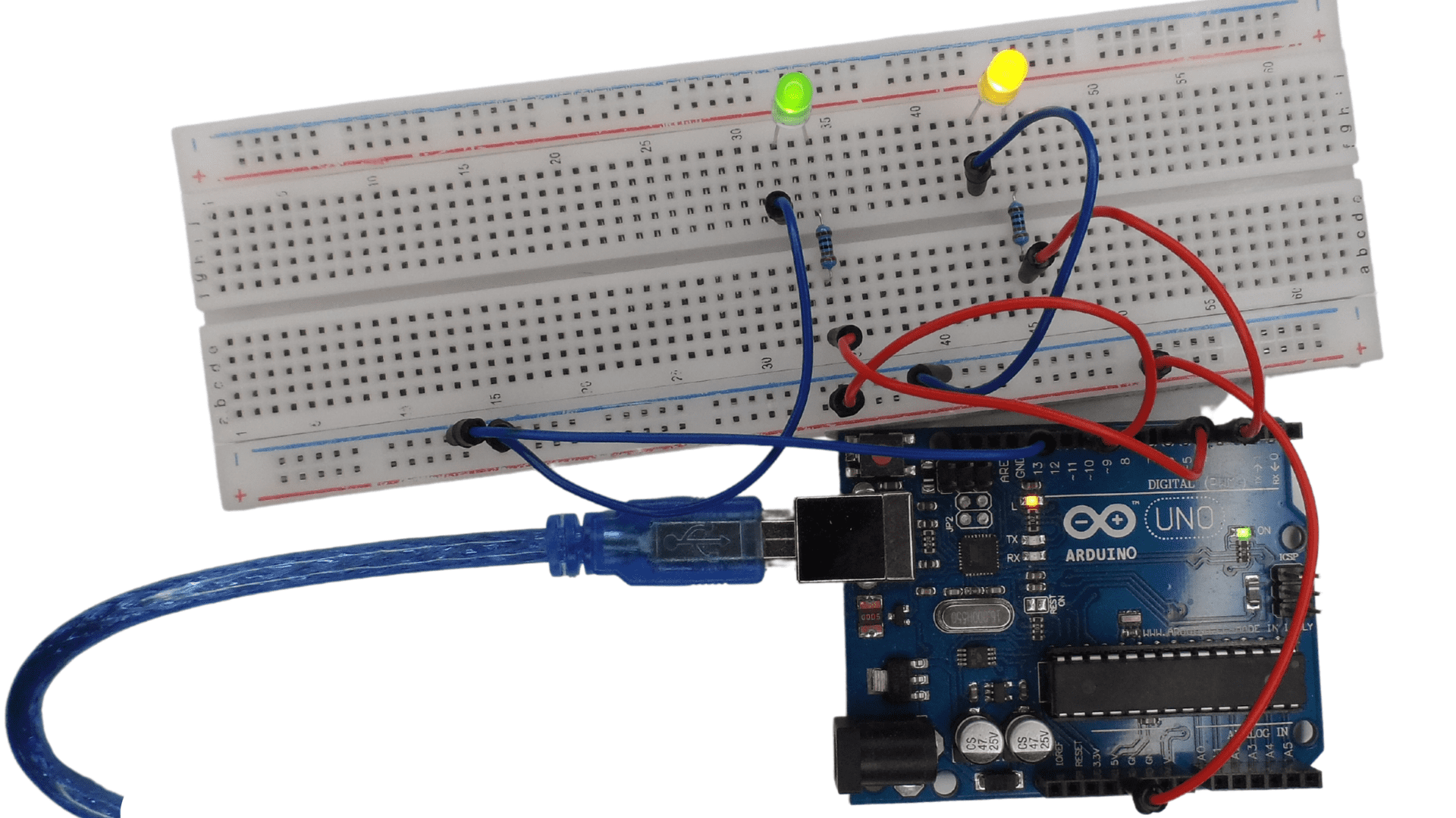 LEDs Arduino Uno project