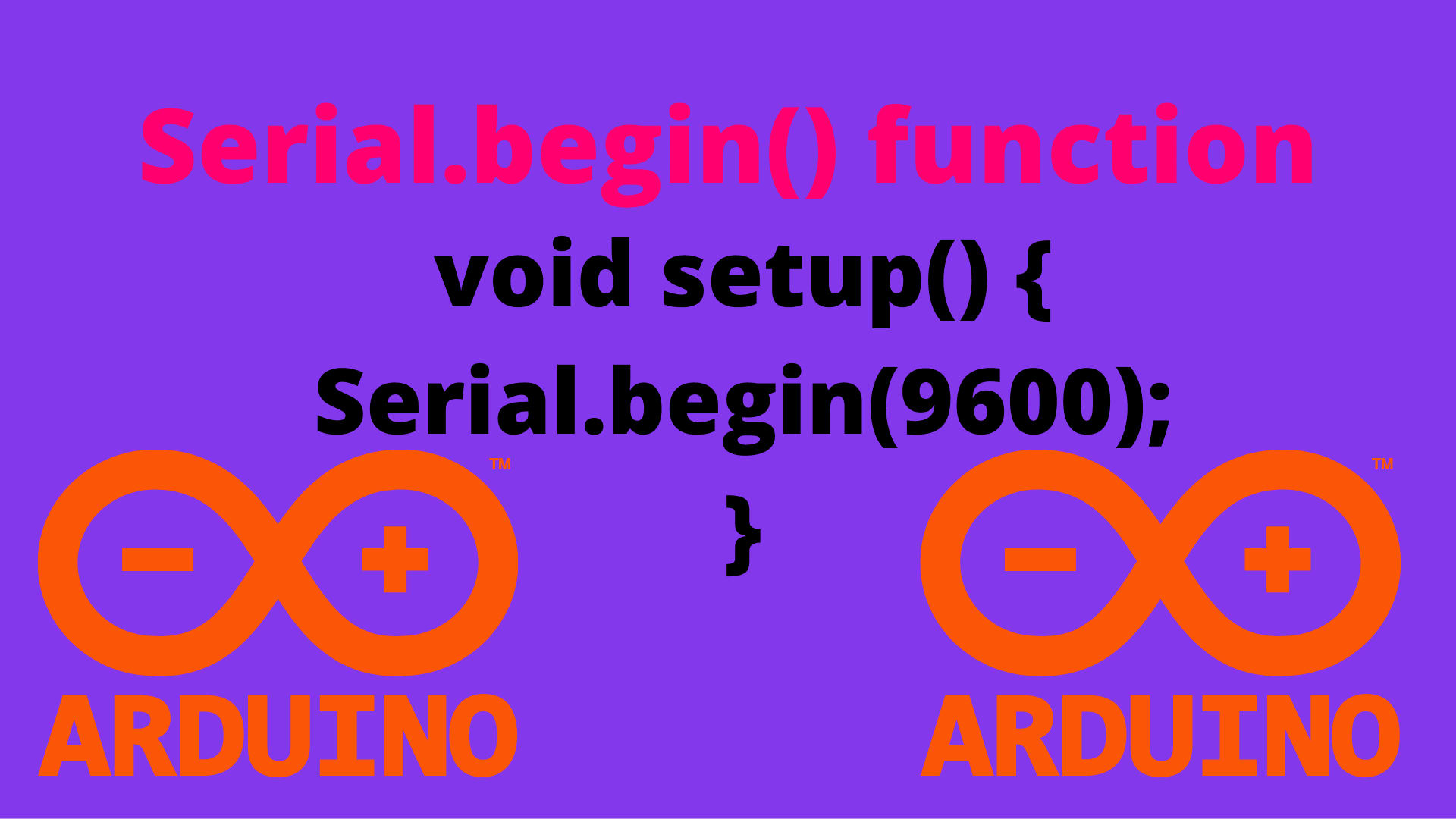 Serial communication is used in many projects