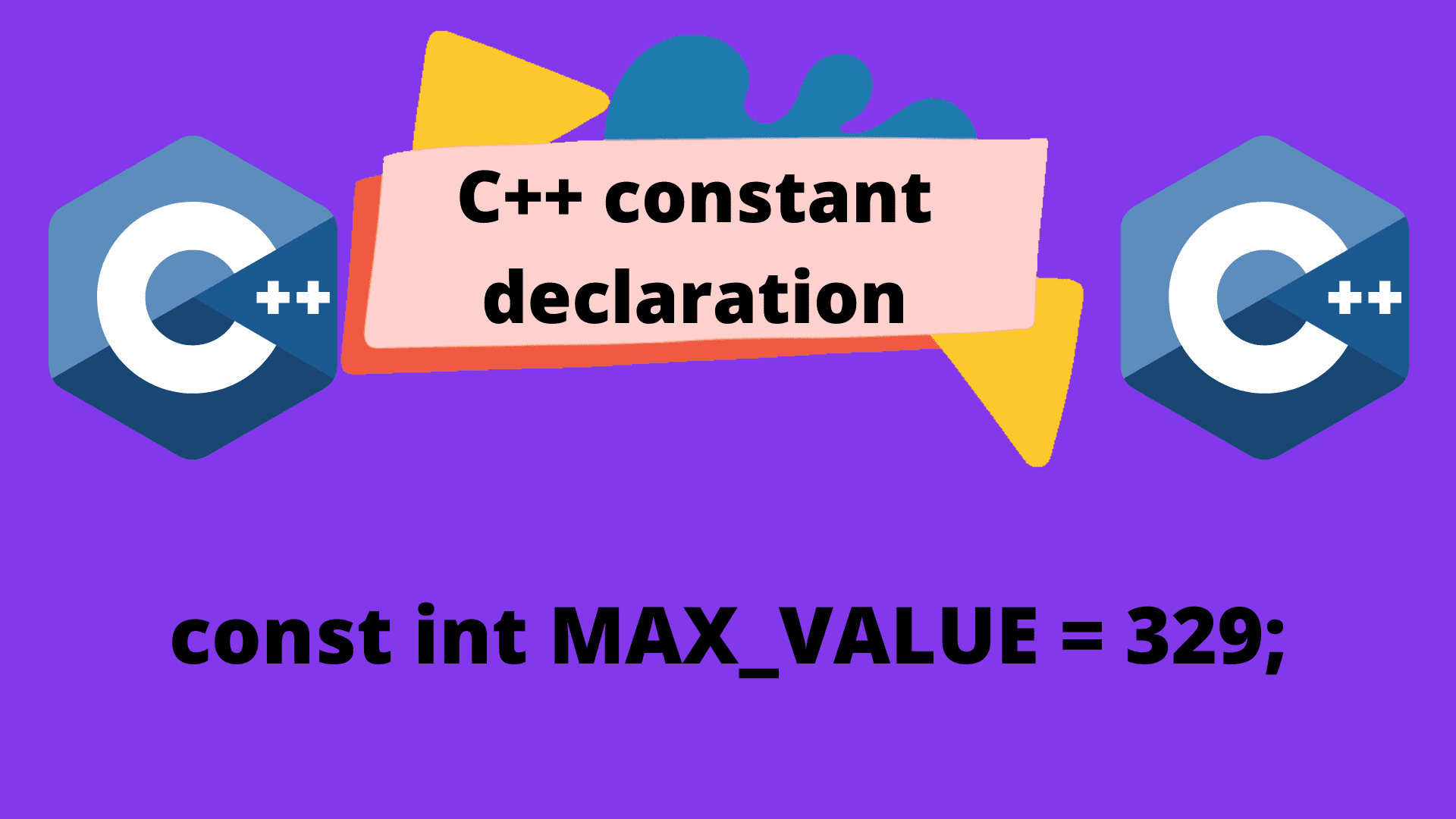 C++ constant declaration