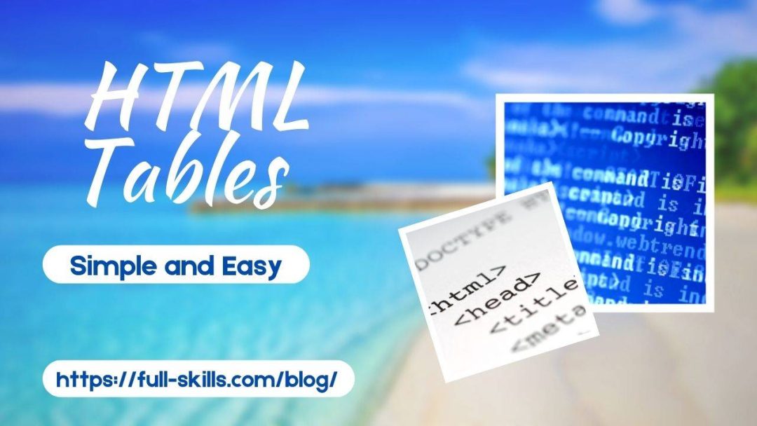 HTML Table Examples: Simple and Easy