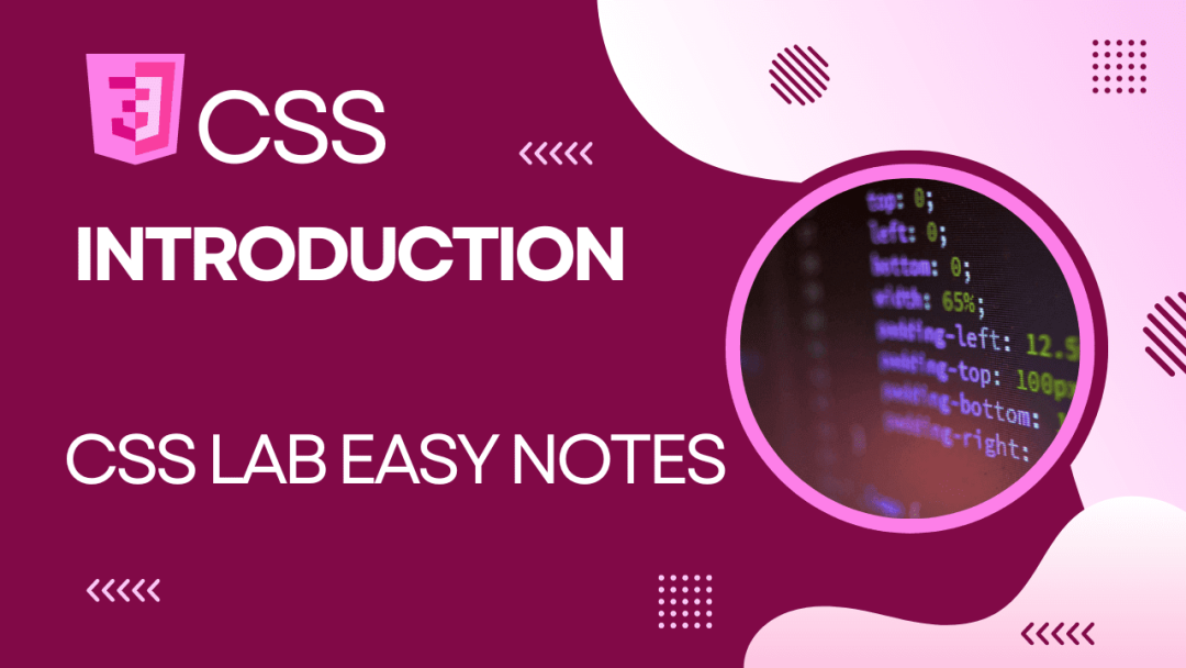 Introduction to CSS Easy Notes