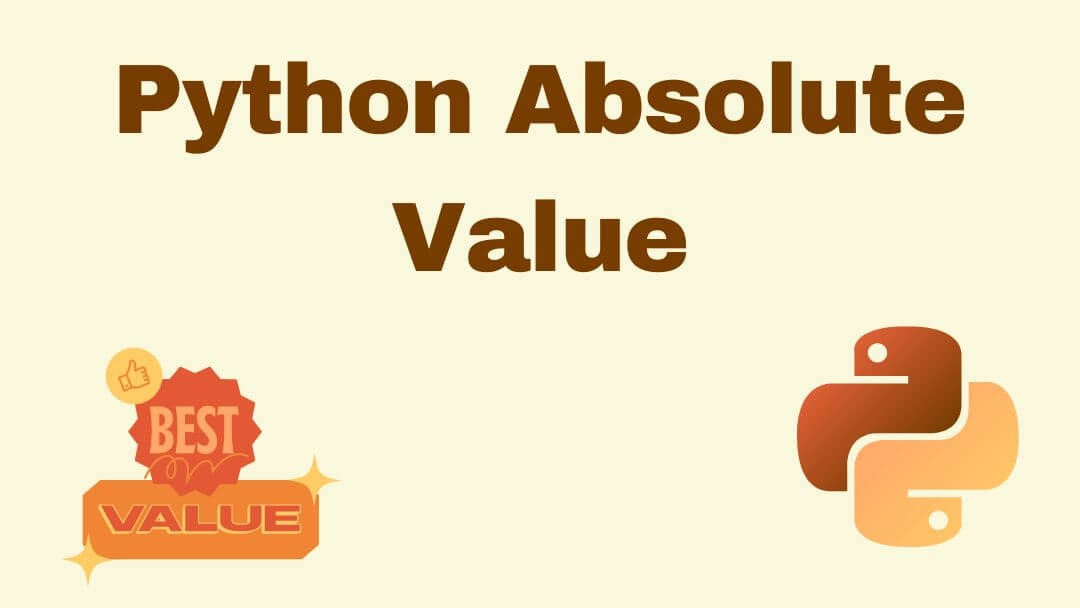 Python Absolute Value