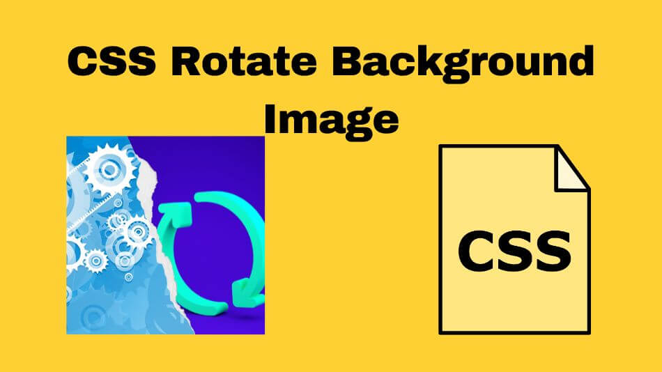 CSS Rotate Background Image