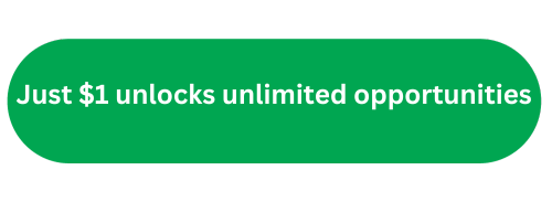 Just 1 USD  unlocks unlimited opportunities