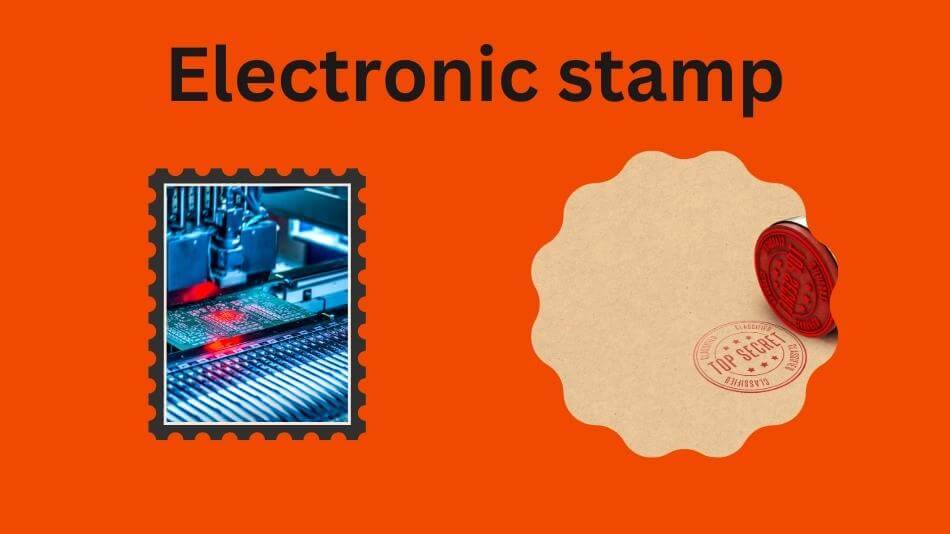 Electronic stamp