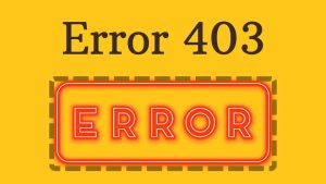 Error 403