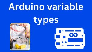 arduino variable types